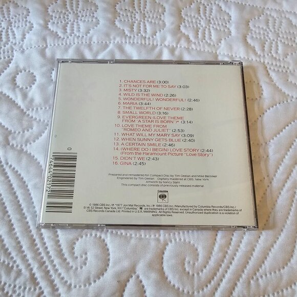 Johnny Mathis Digitally Remastered CD - 16 Most Requested Songs - Picture 2 of 6